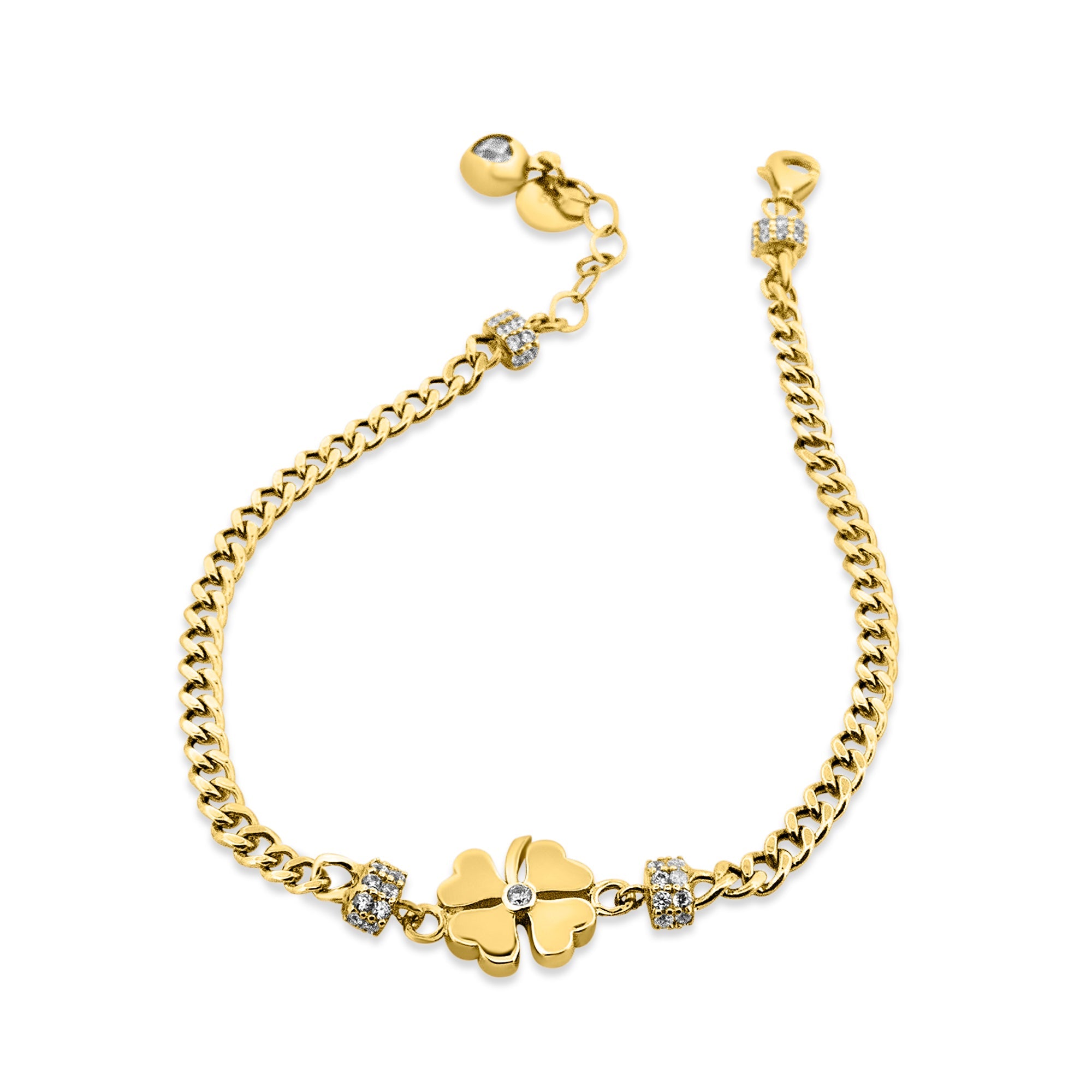 Kadın altın bilezik - Shiny Luck