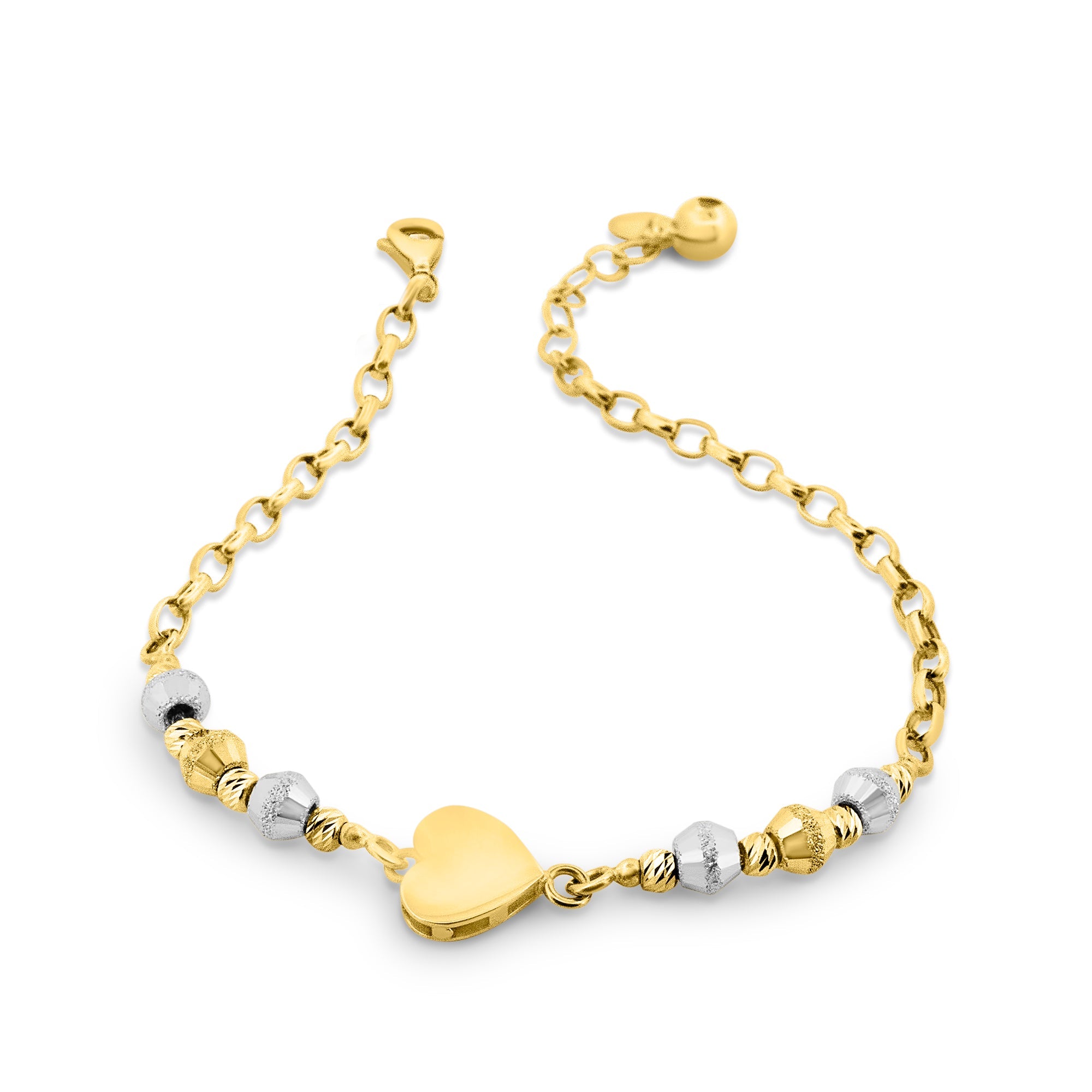 Kadın Altın Bileklik - Heart Glow