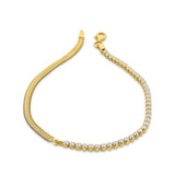 Kadın altın bilezik - Dazzle Touch