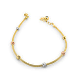 Kadın Altın Bileklik - Lustre Trio