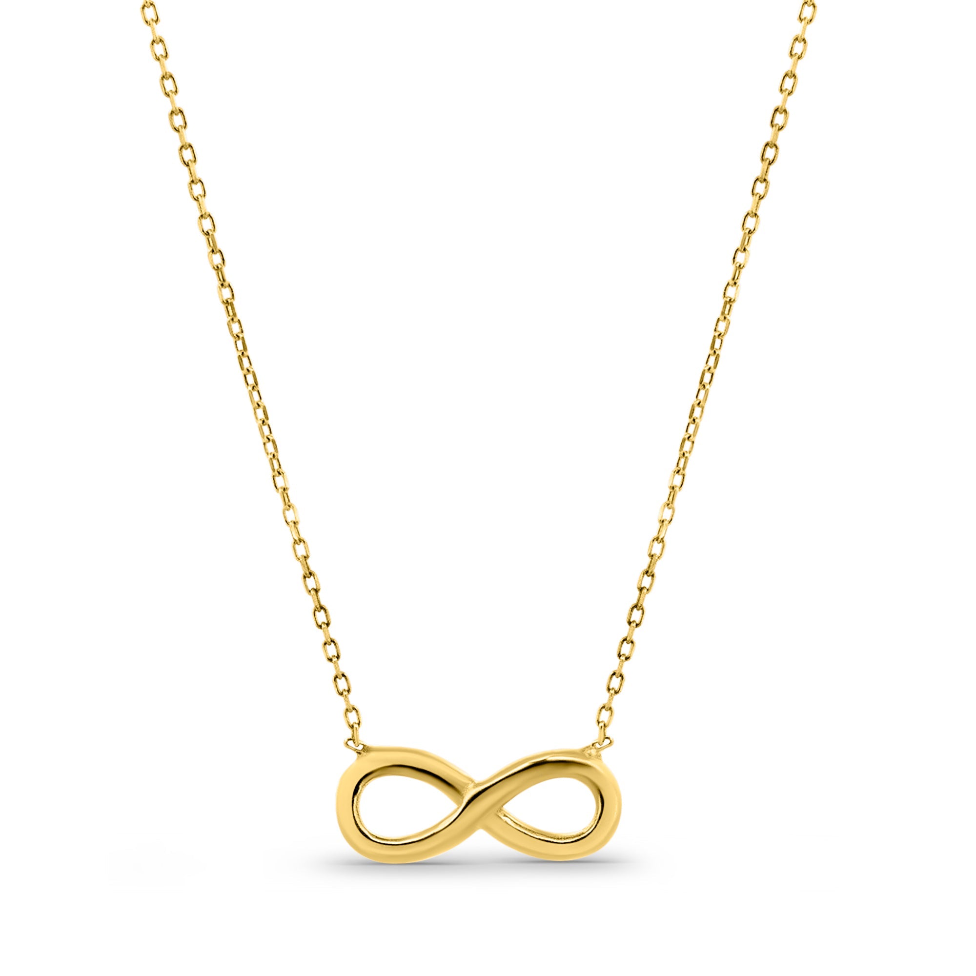 Kadın Sarı Altın Kolye - Infinity Glow