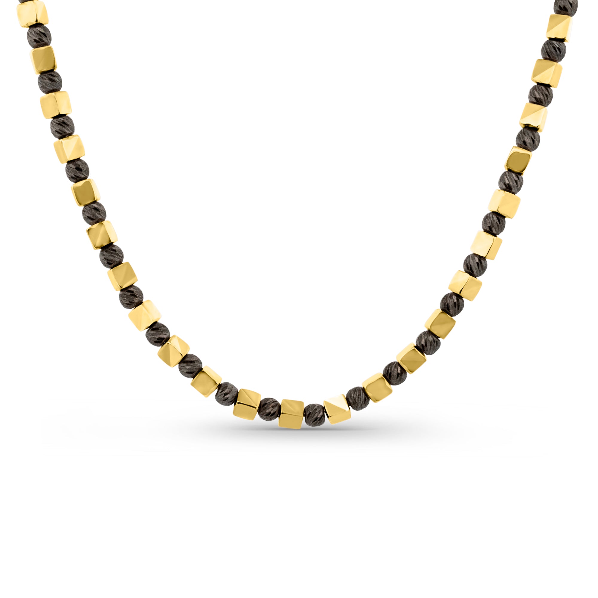 Kadın sarı altın kolye - Luxe Cube