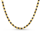 Kadın sarı altın kolye - Luxe Cube