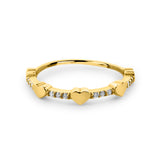 Kadın Altın Yüzük - Multi Heart