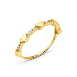 Kadın Altın Yüzük - Multi Heart