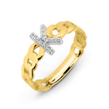 Kadın altın yüzük - Işık Harfi