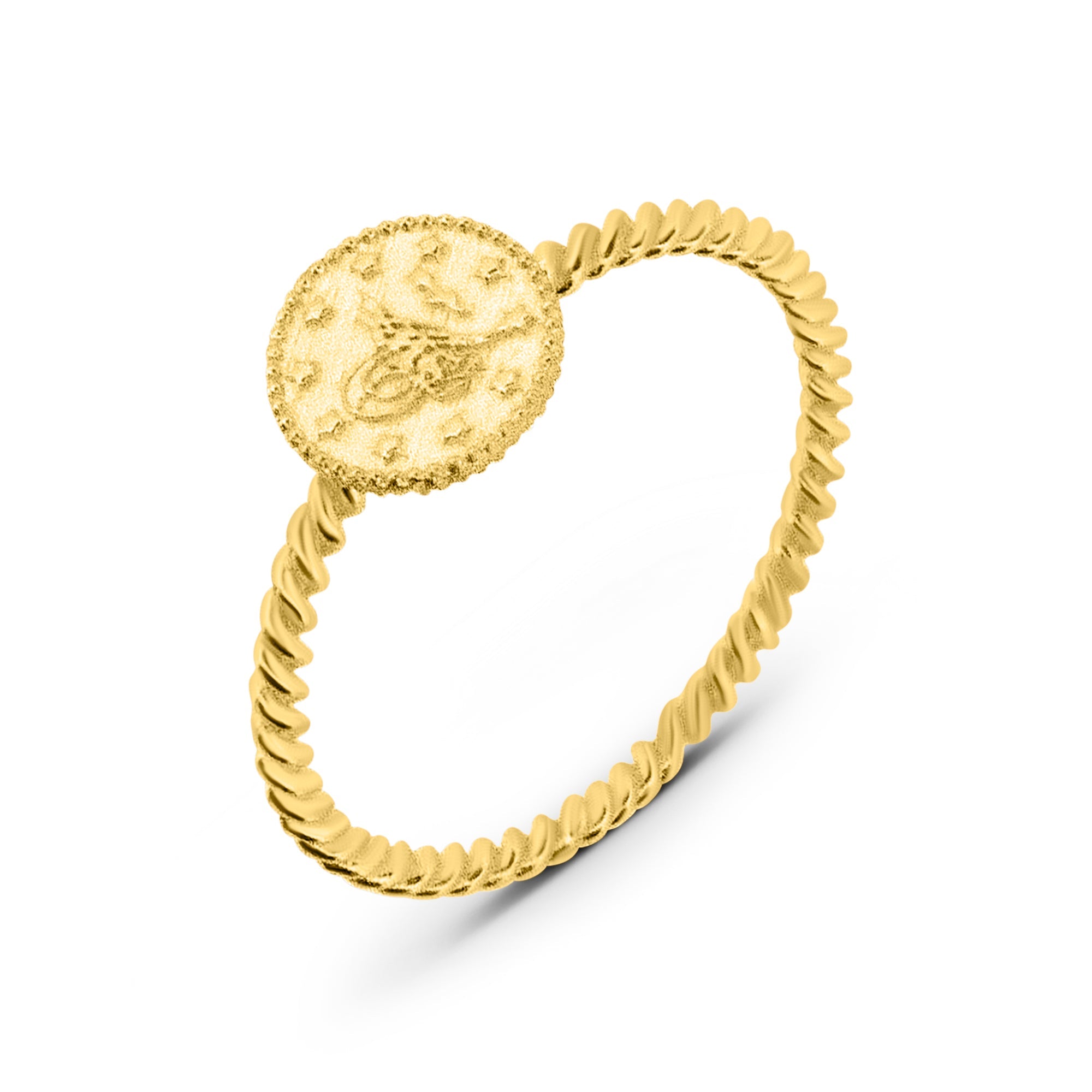 Kadın altın yüzük - Resat