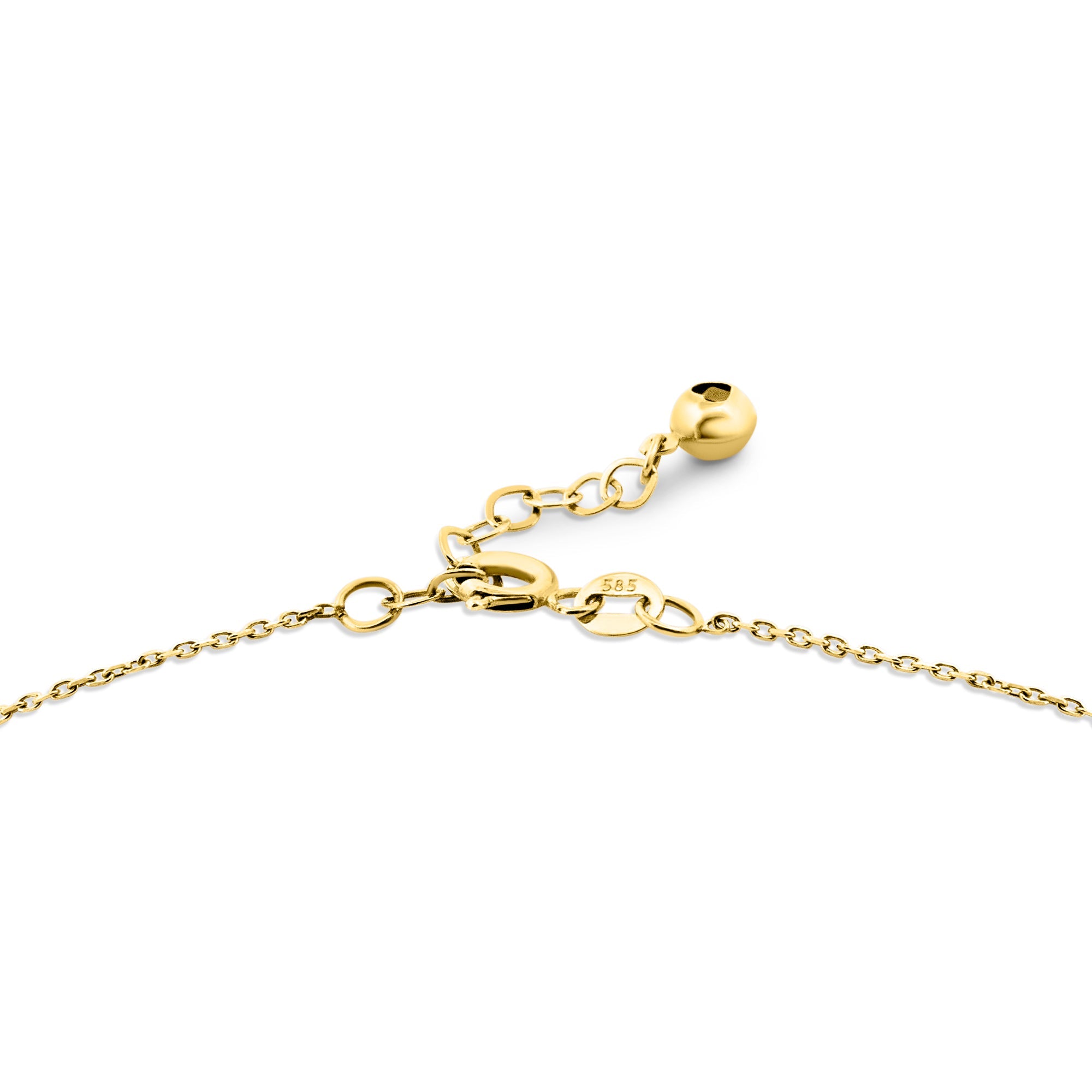 Kadın sarı altın kolye - Light Wings