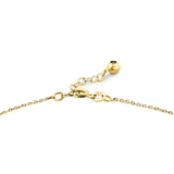 Kadın sarı altın kolye - Light Wings