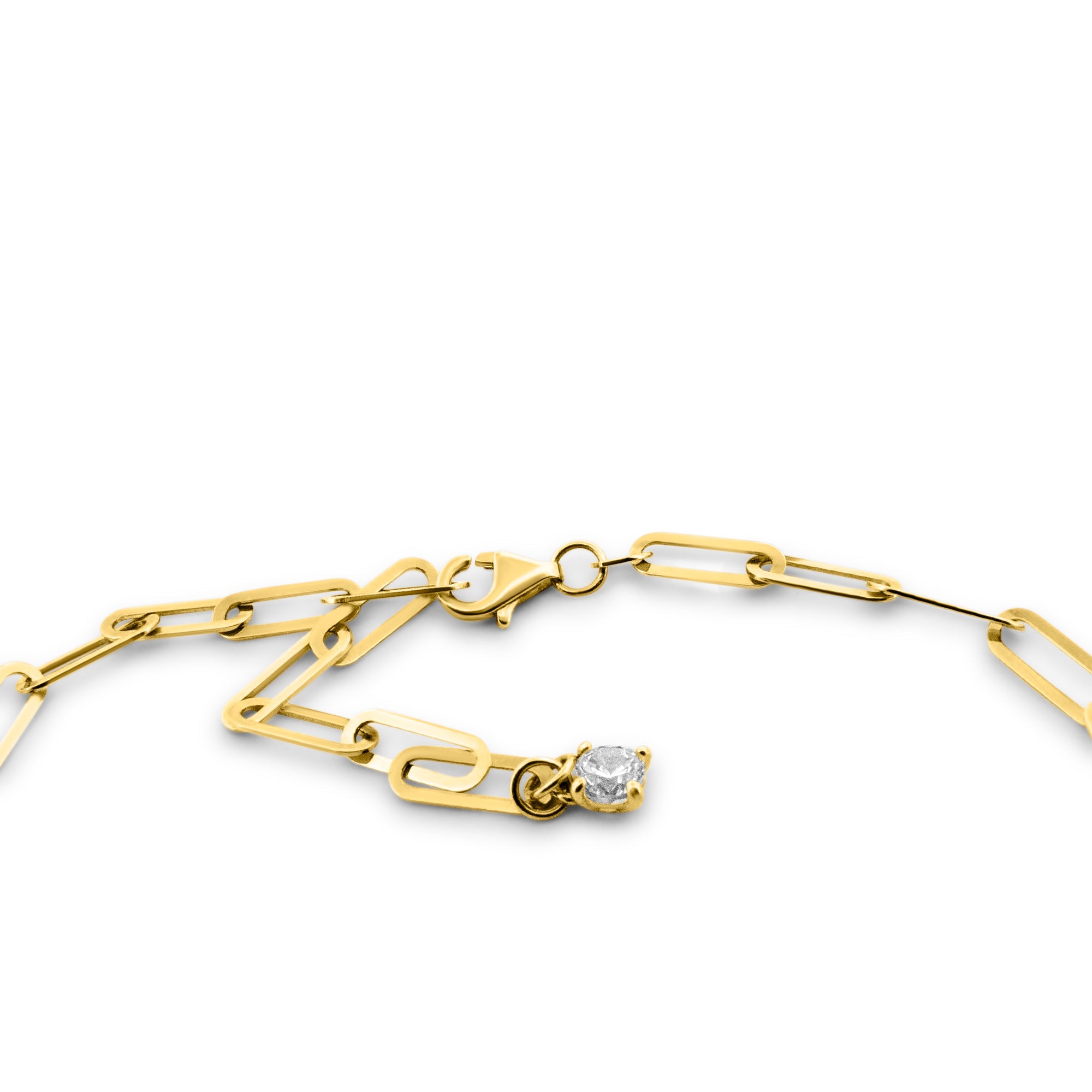 Kadın sarı altın kolye - Golden Bond