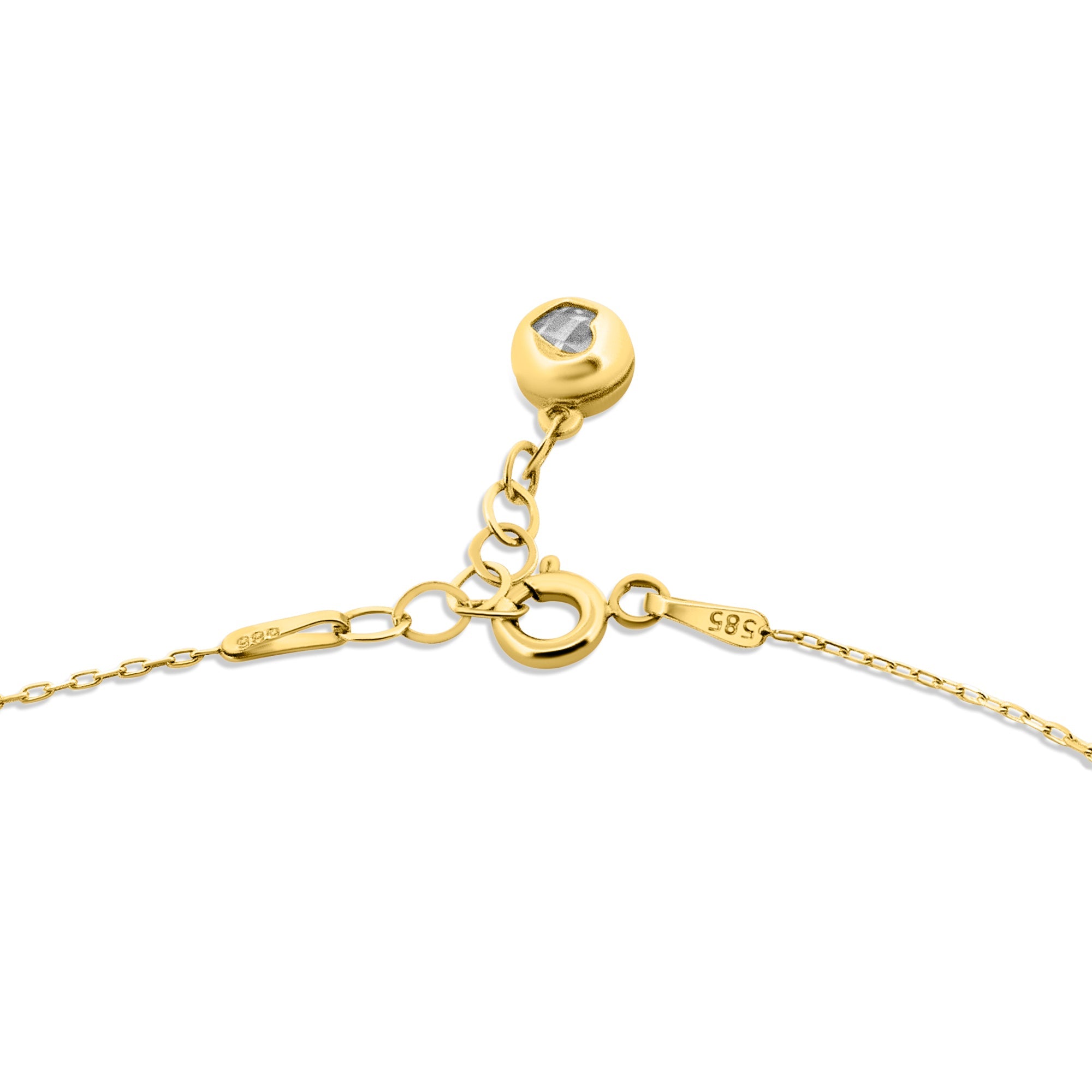 Kadın sarı altın kolye - Stellar Drops