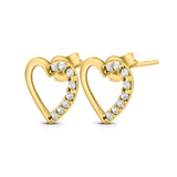 Boucle d'oreille en or femme 14 Carats - Sienna Heart