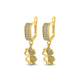 Boucle d'oreille en or femme 14 Carats - Fiora Luck
