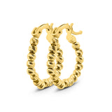 Boucle d'oreille en or femme 14 Carats - Dorica Bold