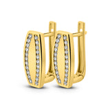 Boucle d'oreille en or femme 14 Carats - Liora