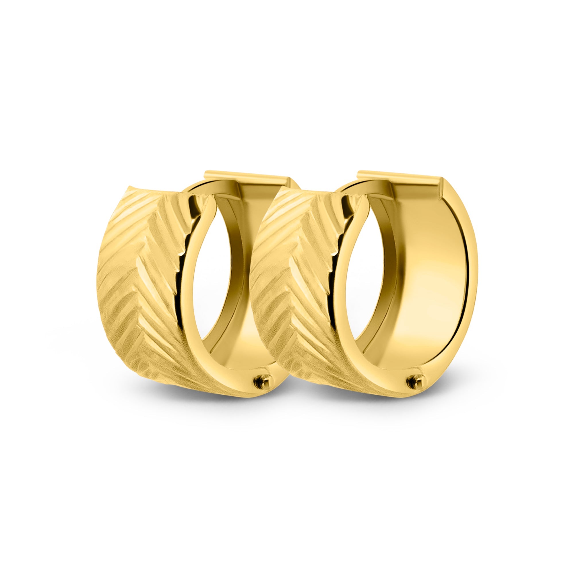 14 Ayar Altın Kadın Küpe - Elara Bold