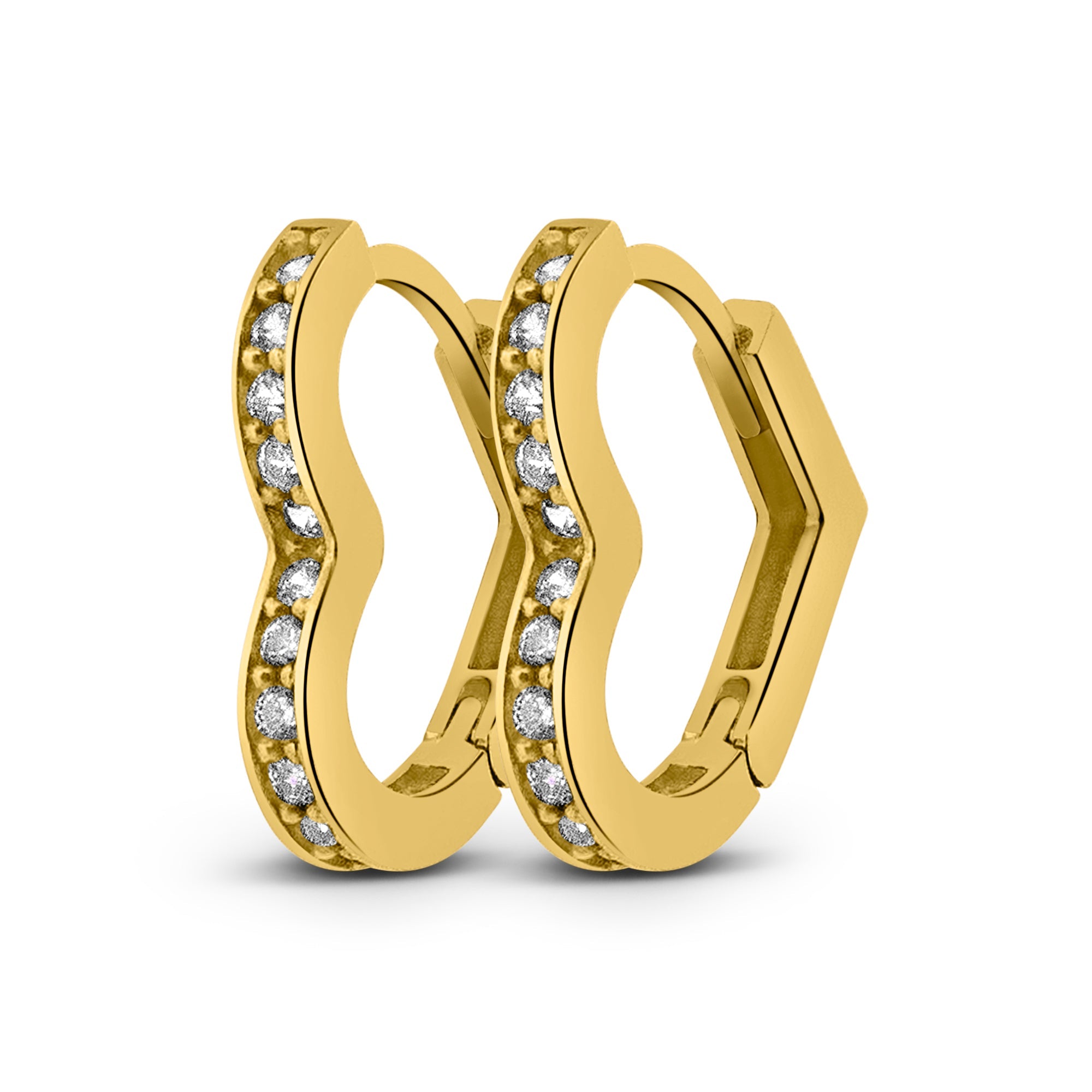 14 Ayar Altın Kadın Küpe - Zephyra