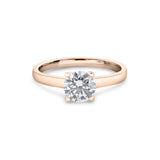 Zirkonyumlu 14 Ayar Altın Nişan Yüzükleri - Deidray