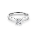 Zirkonyumlu 14 Ayar Altın Nişan Yüzükleri - Faylith