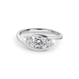 Zirkonyumlu 14 Ayar Altın Nişan Yüzükleri - Zirelle