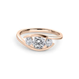 Zirkonyumlu 14 Ayar Altın Nişan Yüzükleri - Zirelle