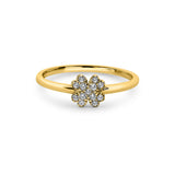 Zirkonyumlu 14 Ayar Altın Nişan Yüzükleri - Ariova