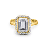 Zirkonyumlu 14 Ayar Altın Nişan Yüzükleri - Talenia