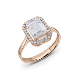 Zirkonyumlu 14 Ayar Altın Nişan Yüzükleri - Talenia