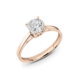 Zirkonyumlu 14 Ayar Altın Nişan Yüzükleri - Clarindra