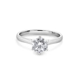 Zirkonyumlu 14 Ayar Altın Nişan Yüzükleri - Dariane