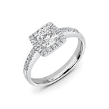 Zirkon Taşlı 14 Ayar Altın Nişan Yüzükleri - Sylvessa