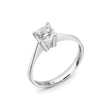 Zirkonyumlu 14 Ayar Altın Nişan Yüzükleri - Lunithra