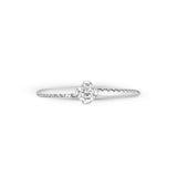 Zirkonyumlu 14 Ayar Altın Nişan Yüzükleri - Ismeria