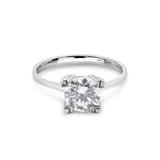 Zirkon Taşlı 14 Ayar Altın Nişan Yüzükleri - Melithra