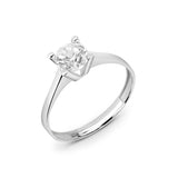 Zirkonyumlu 14 Ayar Altın Nişan Yüzükleri - Velindra