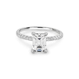 Zirkonyumlu 14 Ayar Altın Nişan Yüzükleri - Florinda