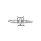 Zirkonyumlu 14 Ayar Altın Nişan Yüzükleri - Florinda