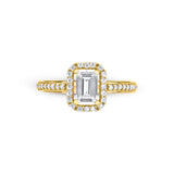 Zirkonyumlu 14 Ayar Altın Nişan Yüzükleri - Tivona