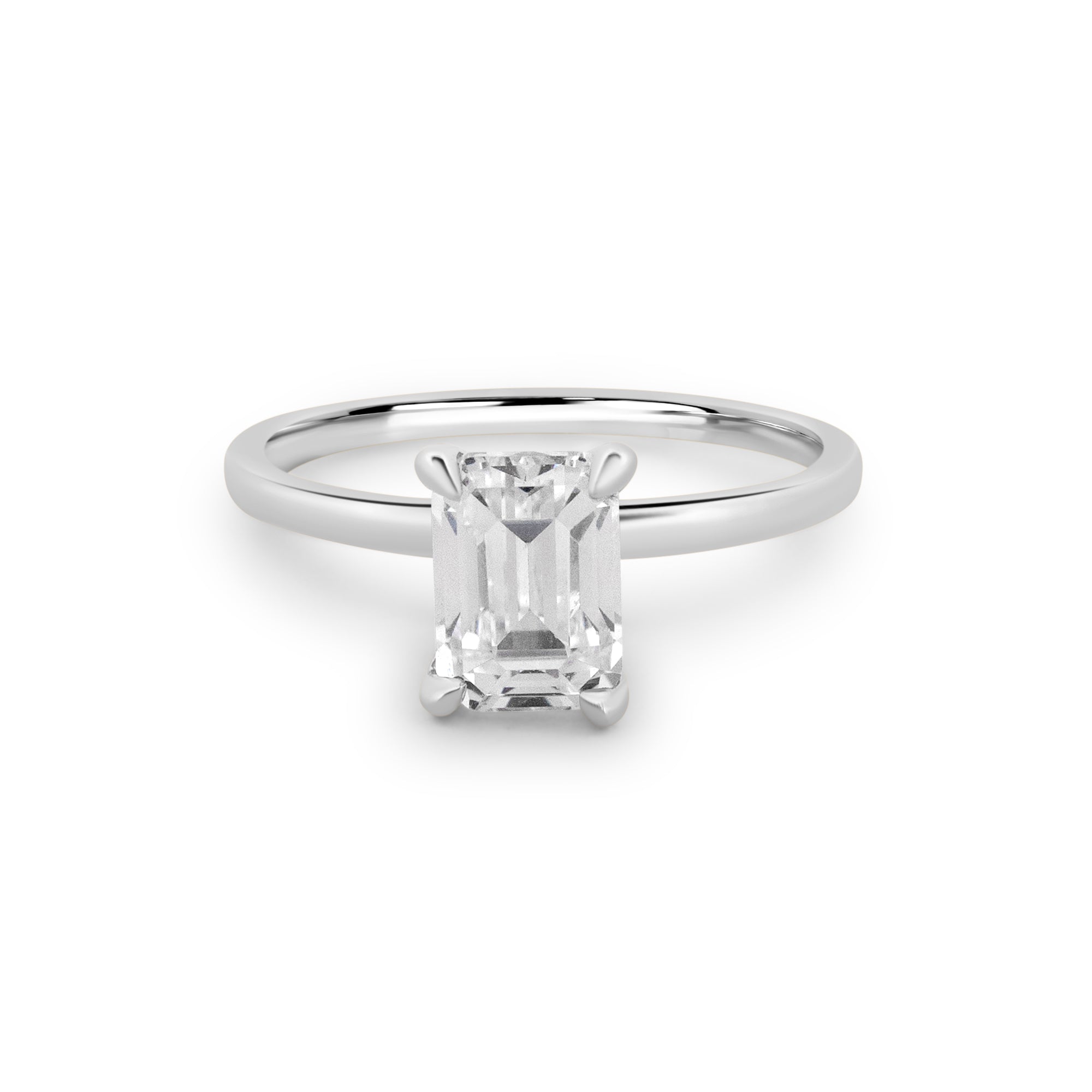 Zirkonyumlu 14 Ayar Altın Nişan Yüzükleri - Soralia