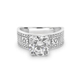 Zirkonyumlu 14 Ayar Altın Nişan Yüzükleri - Ravinna