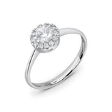 Zirkon Taşlı 14 Ayar Altın Nişan Yüzükleri - Anthera