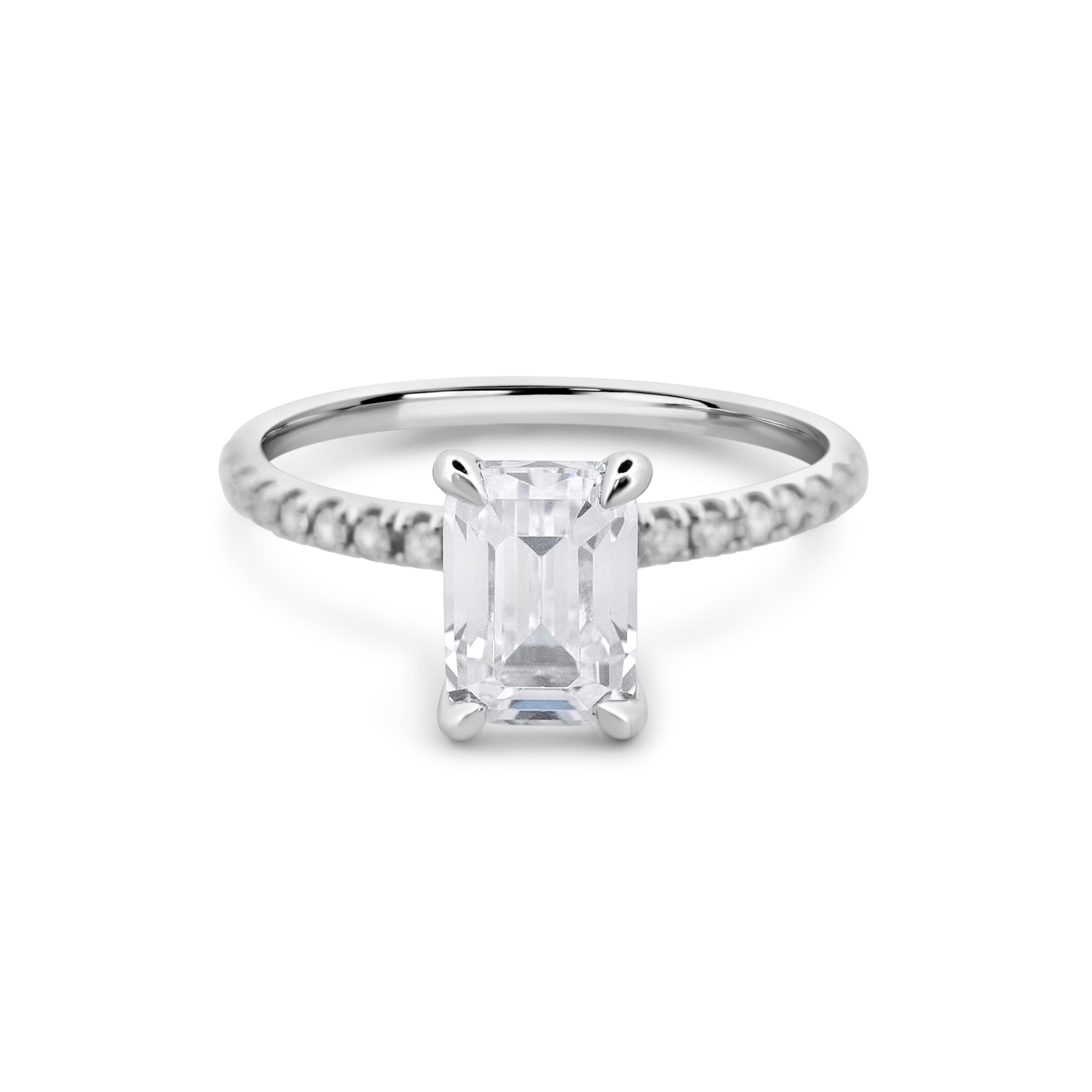 Zirkonyumlu 14 Ayar Altın Nişan Yüzükleri - Veridia