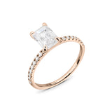 Zirkonyumlu 14 Ayar Altın Nişan Yüzükleri - Veridia