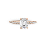 Zirkonyumlu 14 Ayar Altın Nişan Yüzükleri - Velarien