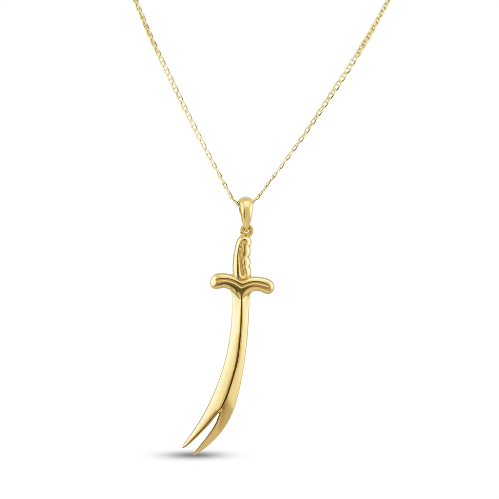 Pendentif Sabre en Or 916 (22 Carats)