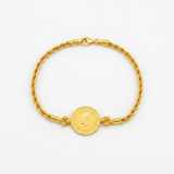 Bracelet Pièce en Or 916 (22 Carats)
