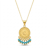 Pendentif Médaillon Ottoman en Or 916 (22 Carats)
