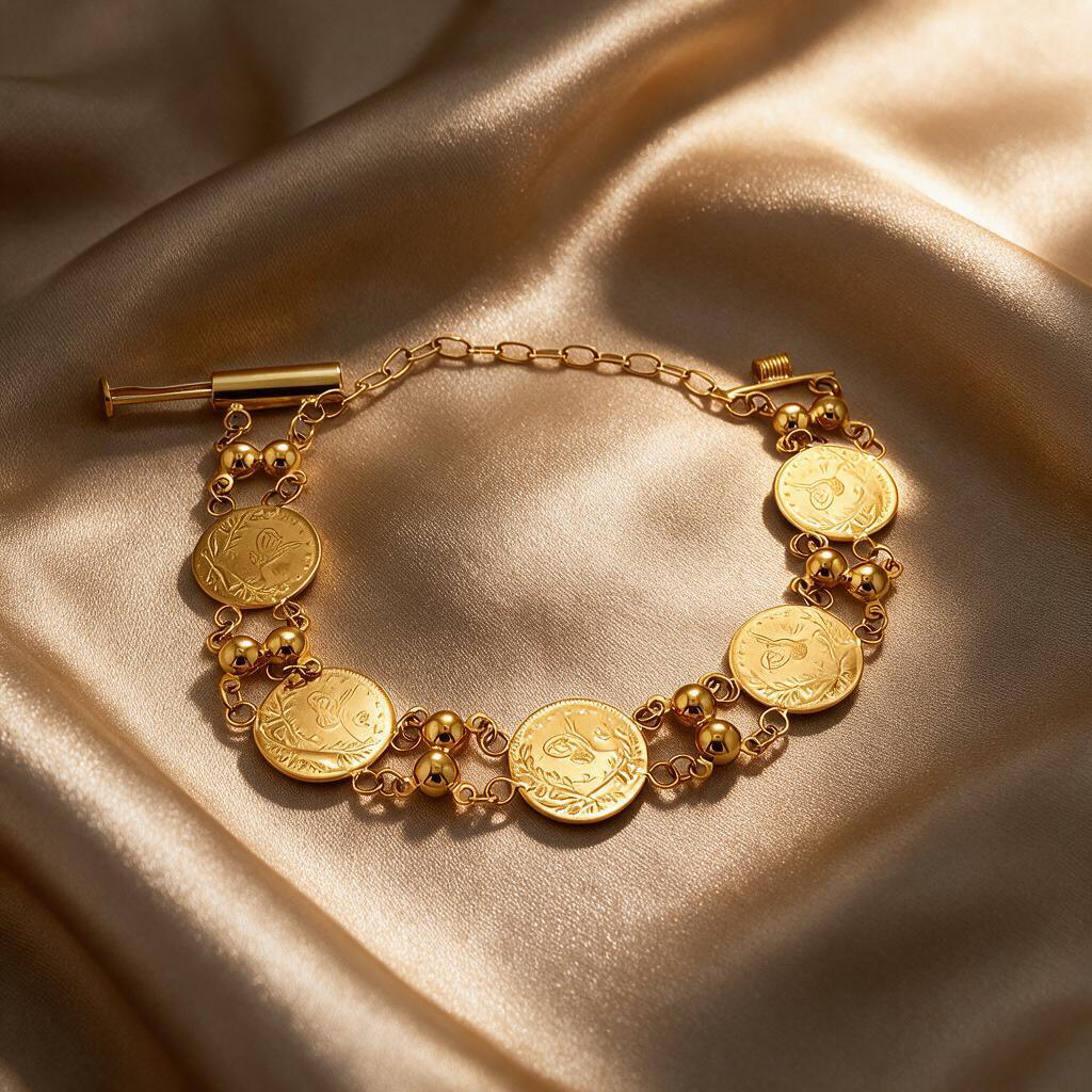 Bracelet Pièces en Or 916 (22 Carats)