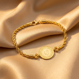 Bracelet Pièce en Or 916 (22 Carats)