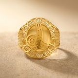 Bague Tughra en Or 916 (22 Carats)